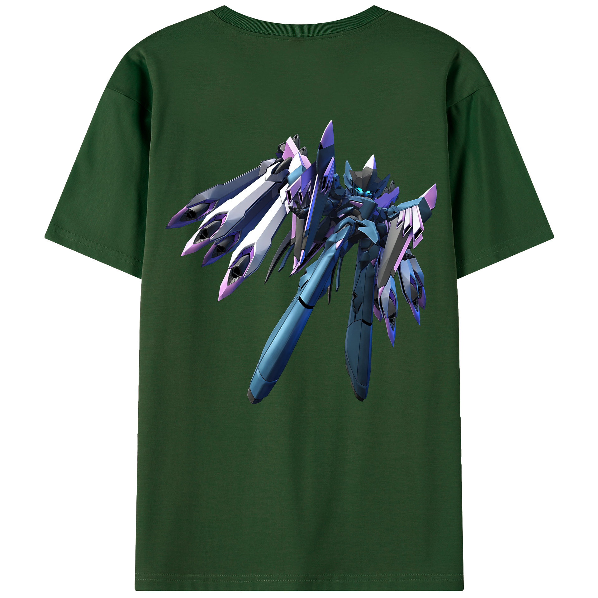 （画像用） 機動戦士ガンダム Mobile Suit Gundam 綿100％半袖Tシャツ（背面プリント）